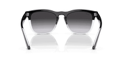 Grey Lenses, Polished Black On Transparent Frame