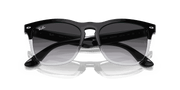 Grey Lenses, Polished Black On Transparent Frame