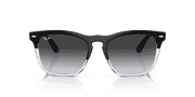 Grey Lenses, Polished Black On Transparent Frame