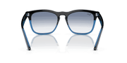 Blue Lenses, Polished Black On Blue Frame