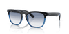 [Blue Lenses, Polished Black On Blue Frame]