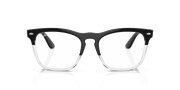 Clear Lenses, Polished Black On Transparent Frame