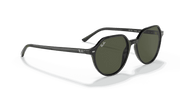 Green Lenses, Polished Black Frame