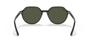 Green Lenses, Polished Black Frame