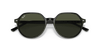 [Green Lenses, Polished Black Frame]