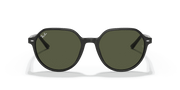 Green Lenses, Polished Black Frame