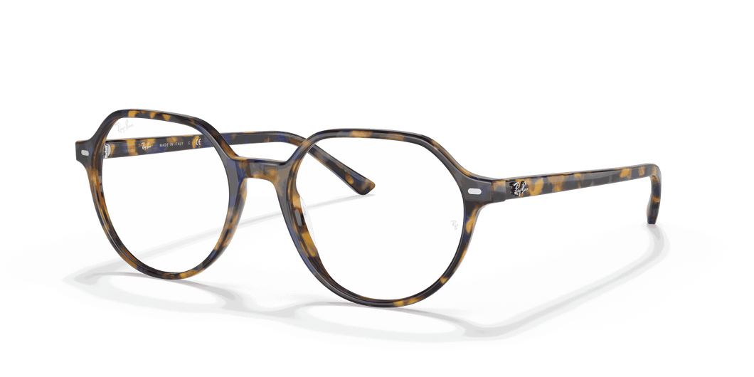 [Clear Lenses, Polished Yellow & Blue Havana Frame]