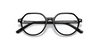 [Clear Lenses, Polished Black Frame]