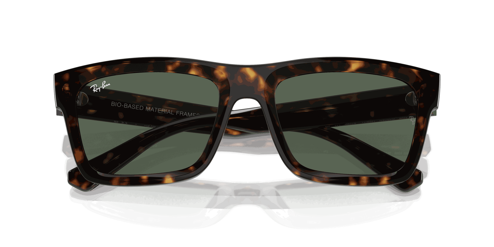 [Dark Blue Lenses, Polished Havana Frame]