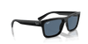 [Dark Blue Lenses, Polished Black Frame]