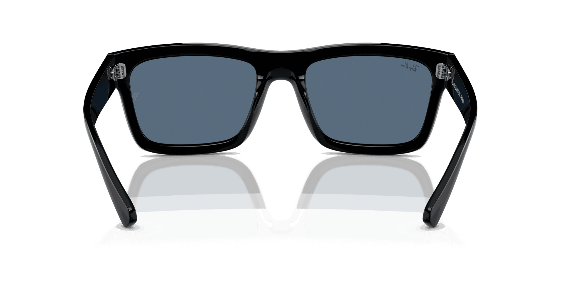 [Dark Blue Lenses, Polished Black Frame]