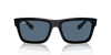 [Dark Blue Lenses, Polished Black Frame]