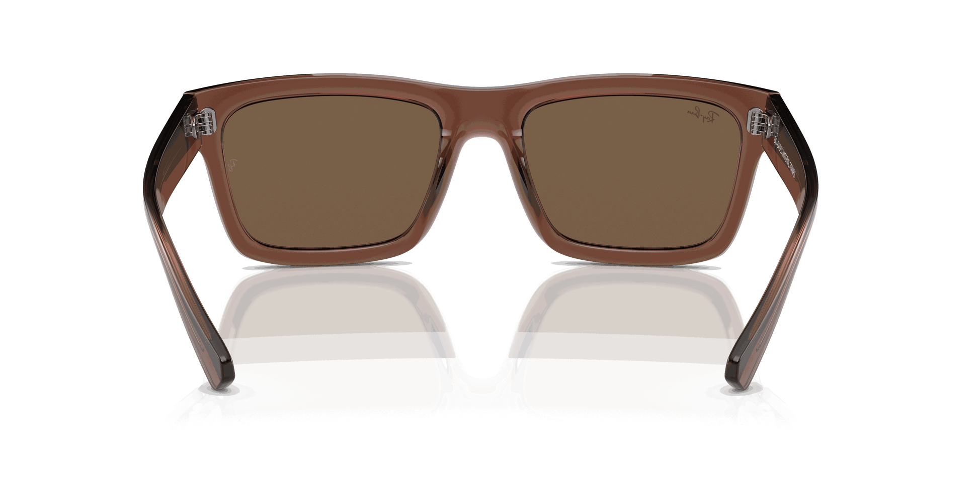 [Dark Brown Lenses, Polished Transparent Brown Frame]