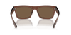 [Dark Brown Lenses, Polished Transparent Brown Frame]