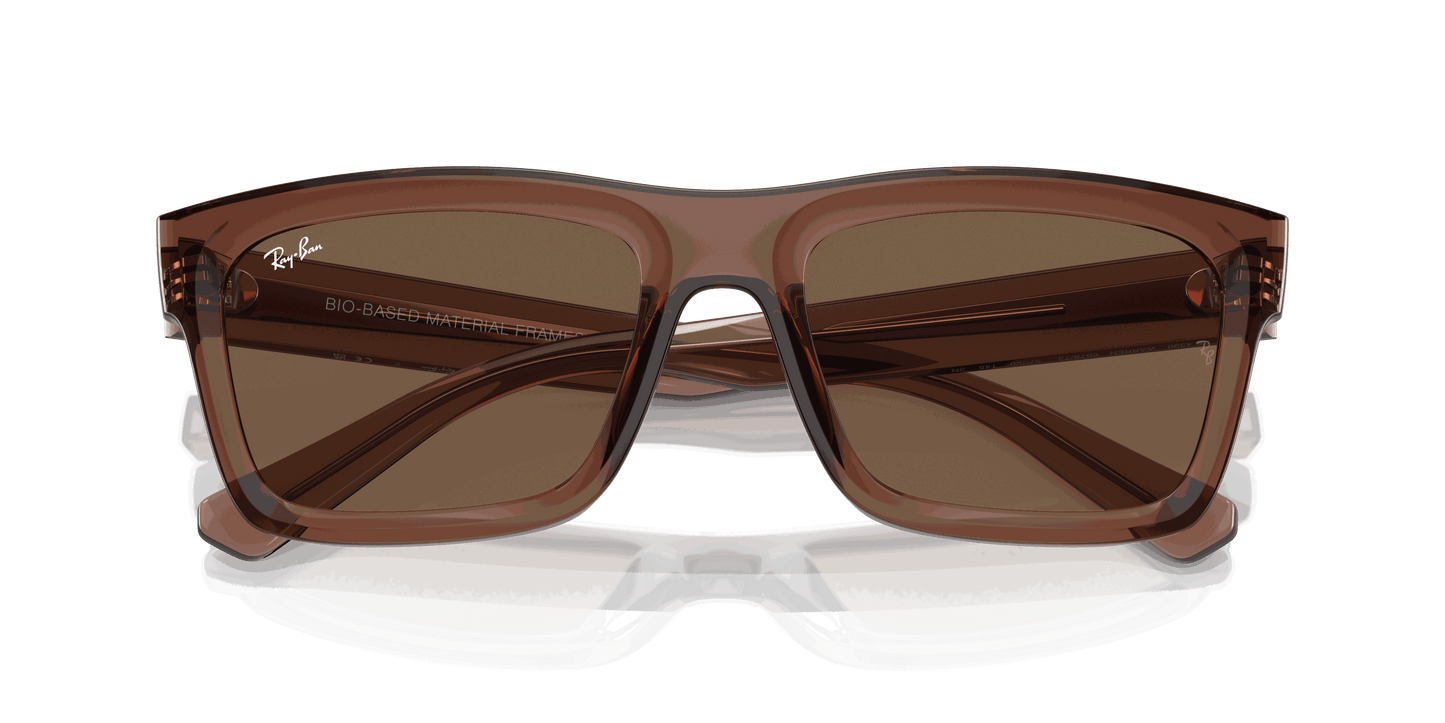 [Dark Brown Lenses, Polished Transparent Brown Frame]