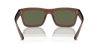 [Dark Green Lenses, Polished Transparent Brown Frame]