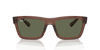 [Dark Green Lenses, Polished Transparent Brown Frame]