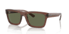 [Dark Green Lenses, Polished Transparent Brown Frame]