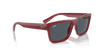 [Dark Grey Lenses, Polished Transparent Red Frame]