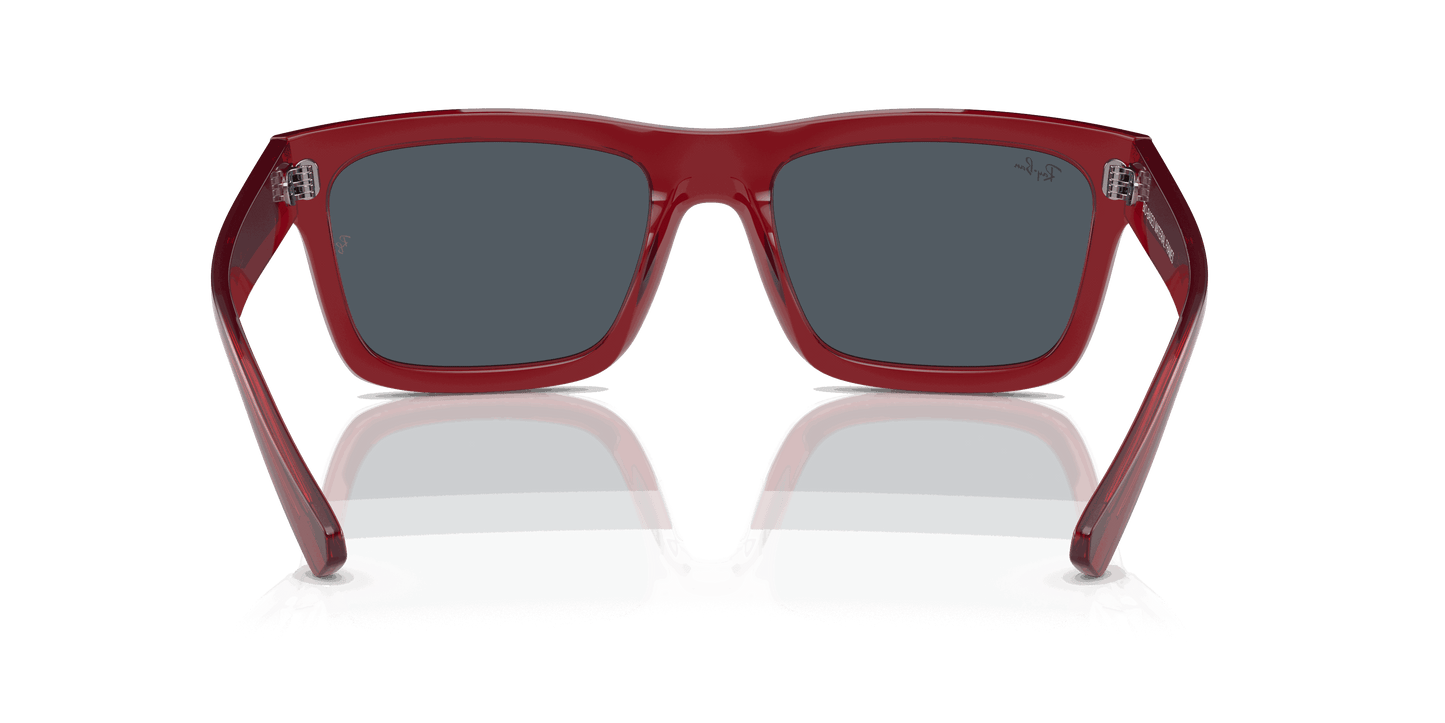 [Dark Grey Lenses, Polished Transparent Red Frame]