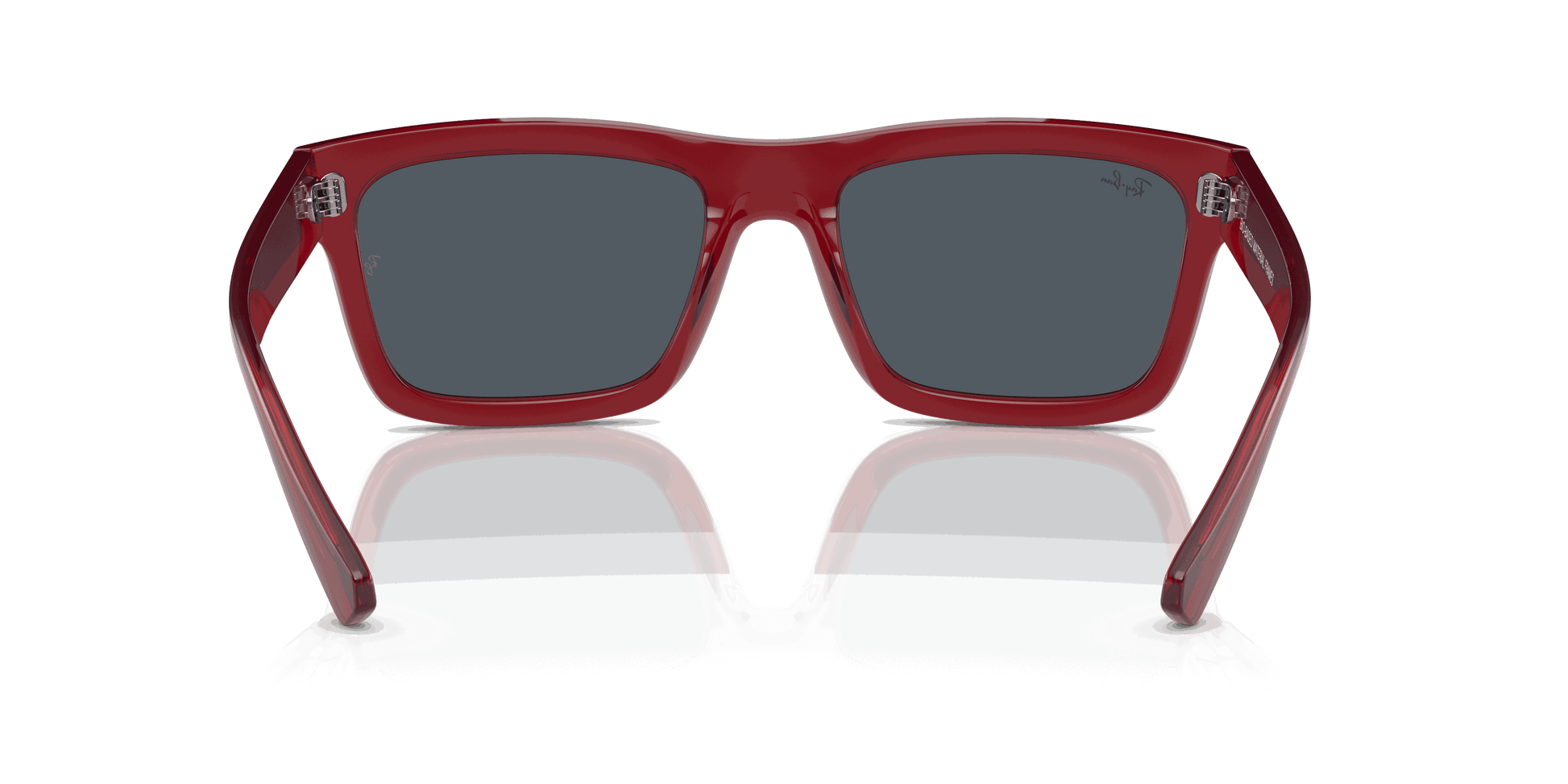 [Dark Grey Lenses, Polished Transparent Red Frame]