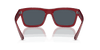 [Dark Grey Lenses, Polished Transparent Red Frame]