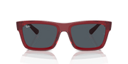 Dark Grey Lenses, Polished Transparent Red Frame