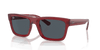 [Dark Grey Lenses, Polished Transparent Red Frame]