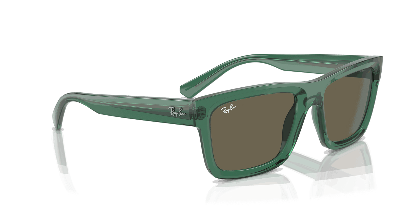[Brown Lenses, Polished Transparent Green Frame]