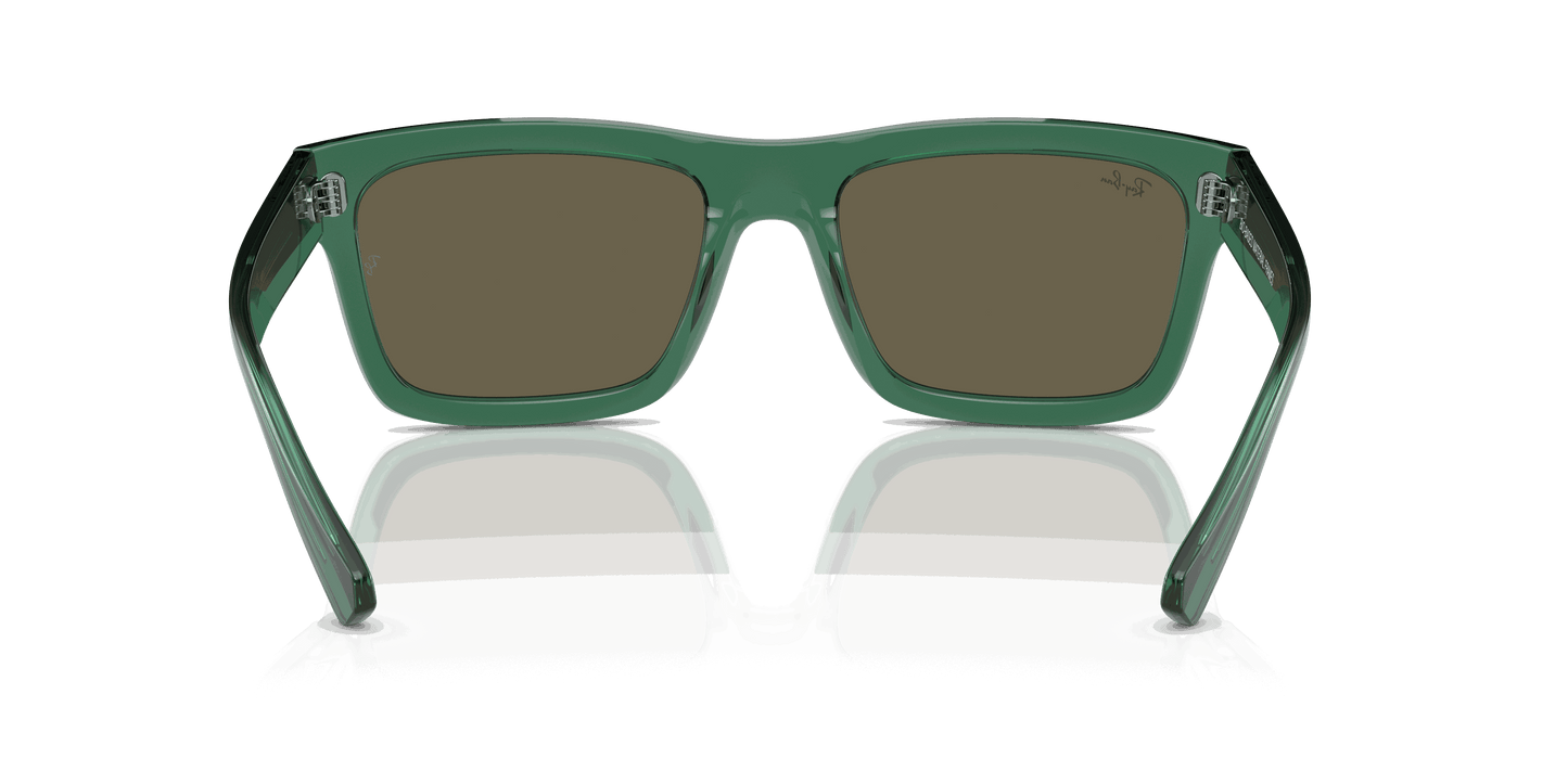 [Brown Lenses, Polished Transparent Green Frame]