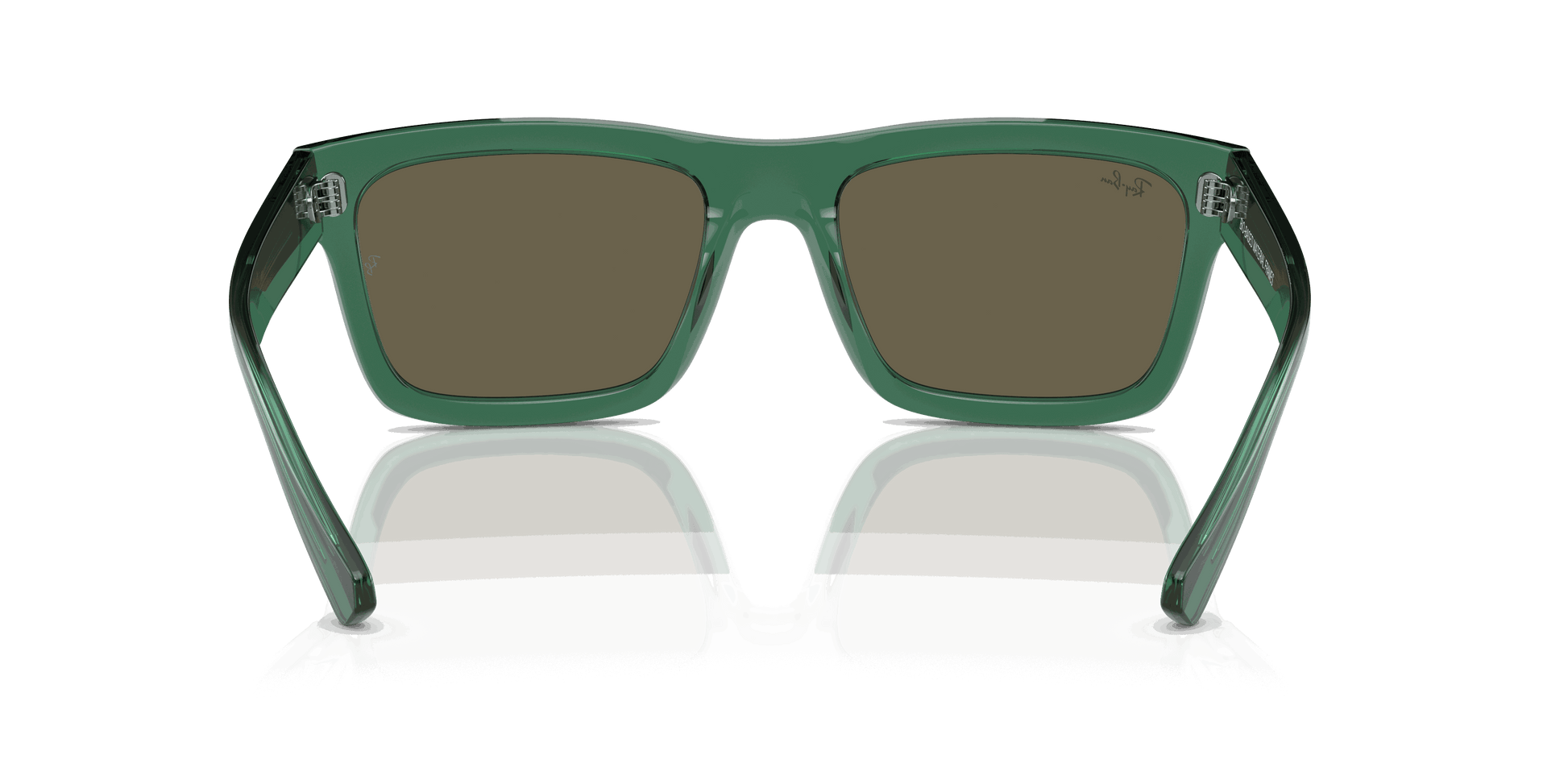 [Brown Lenses, Polished Transparent Green Frame]