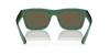 [Brown Lenses, Polished Transparent Green Frame]