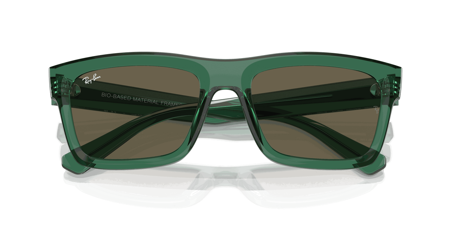 [Brown Lenses, Polished Transparent Green Frame]