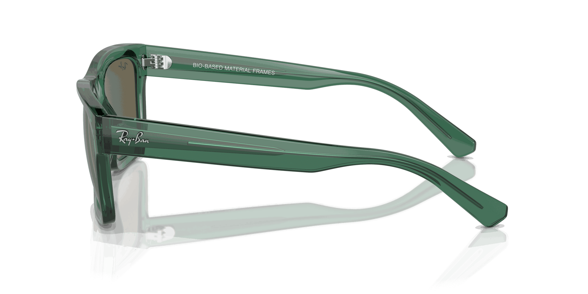 [Brown Lenses, Polished Transparent Green Frame]