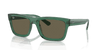 [Brown Lenses, Polished Transparent Green Frame]