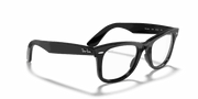 Clear Lenses, Polished Black Frame