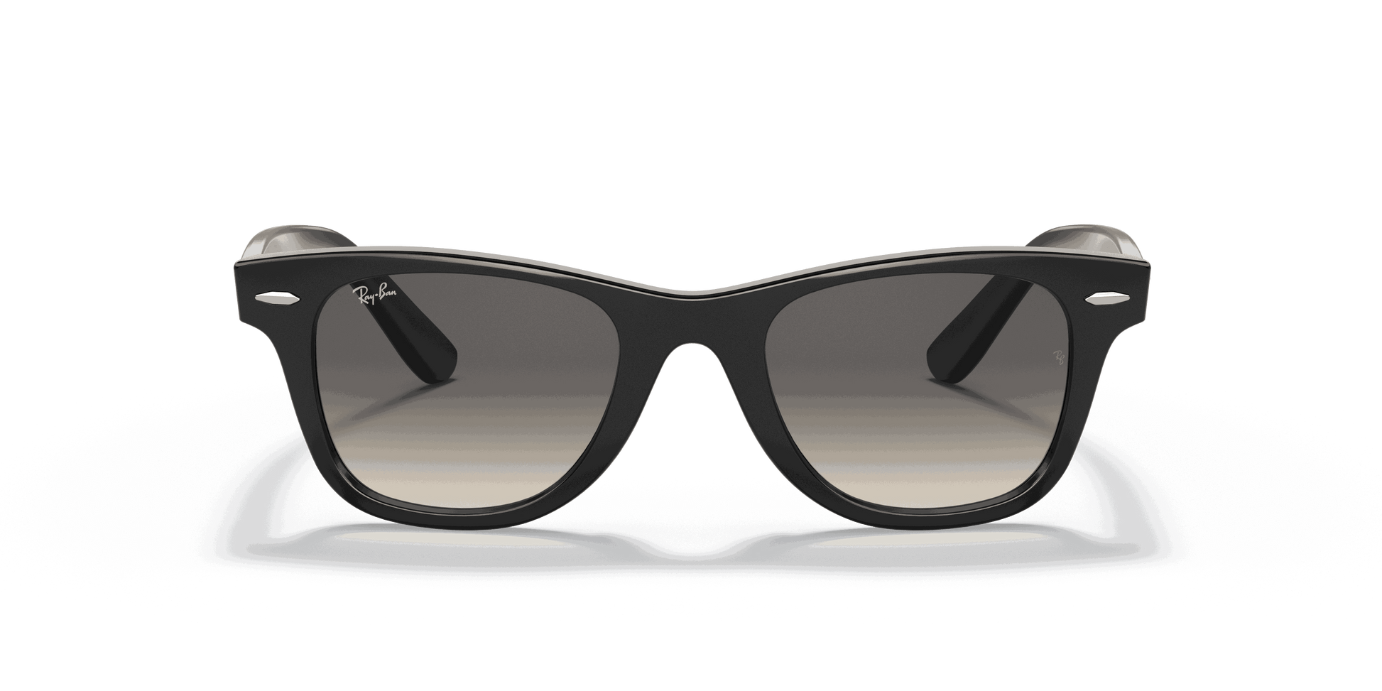 [Light Grey/Dark Grey Lenses, Polished Black Frame]