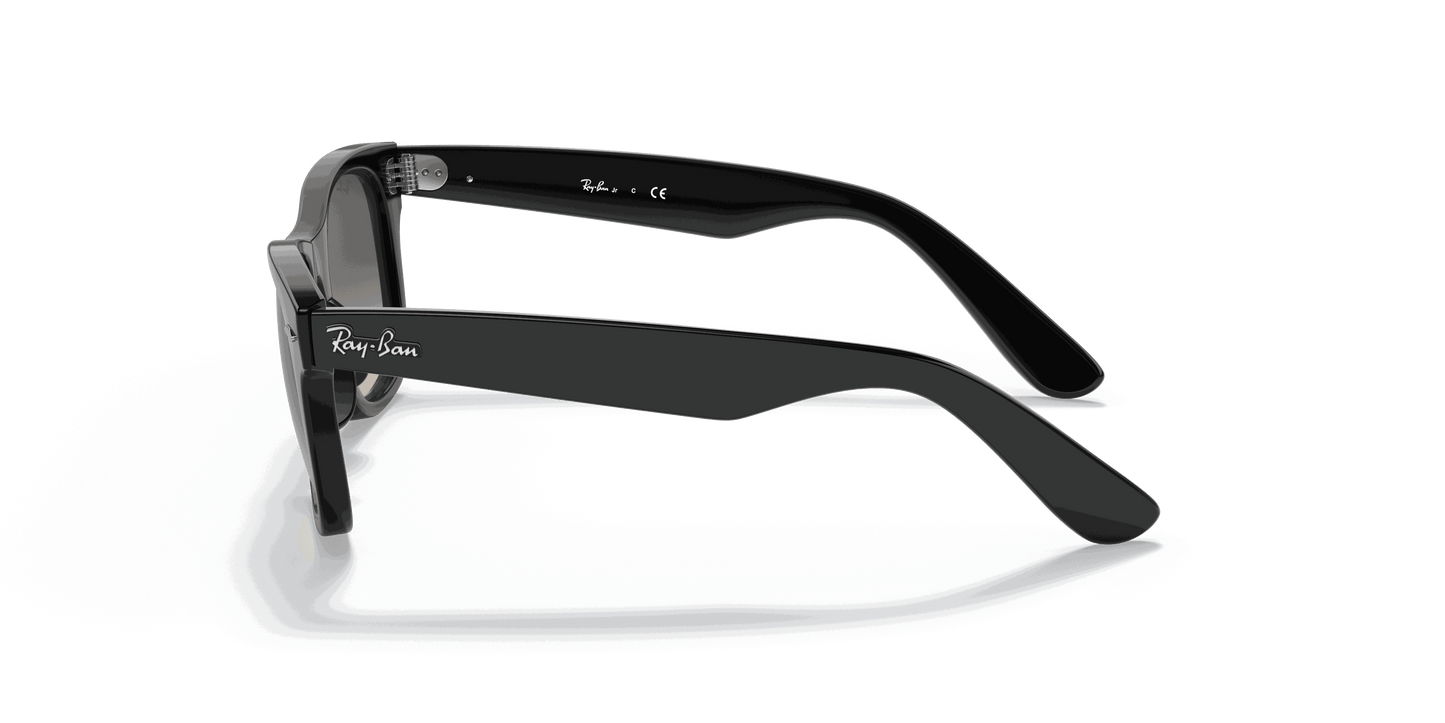 [Light Grey/Dark Grey Lenses, Polished Black Frame]