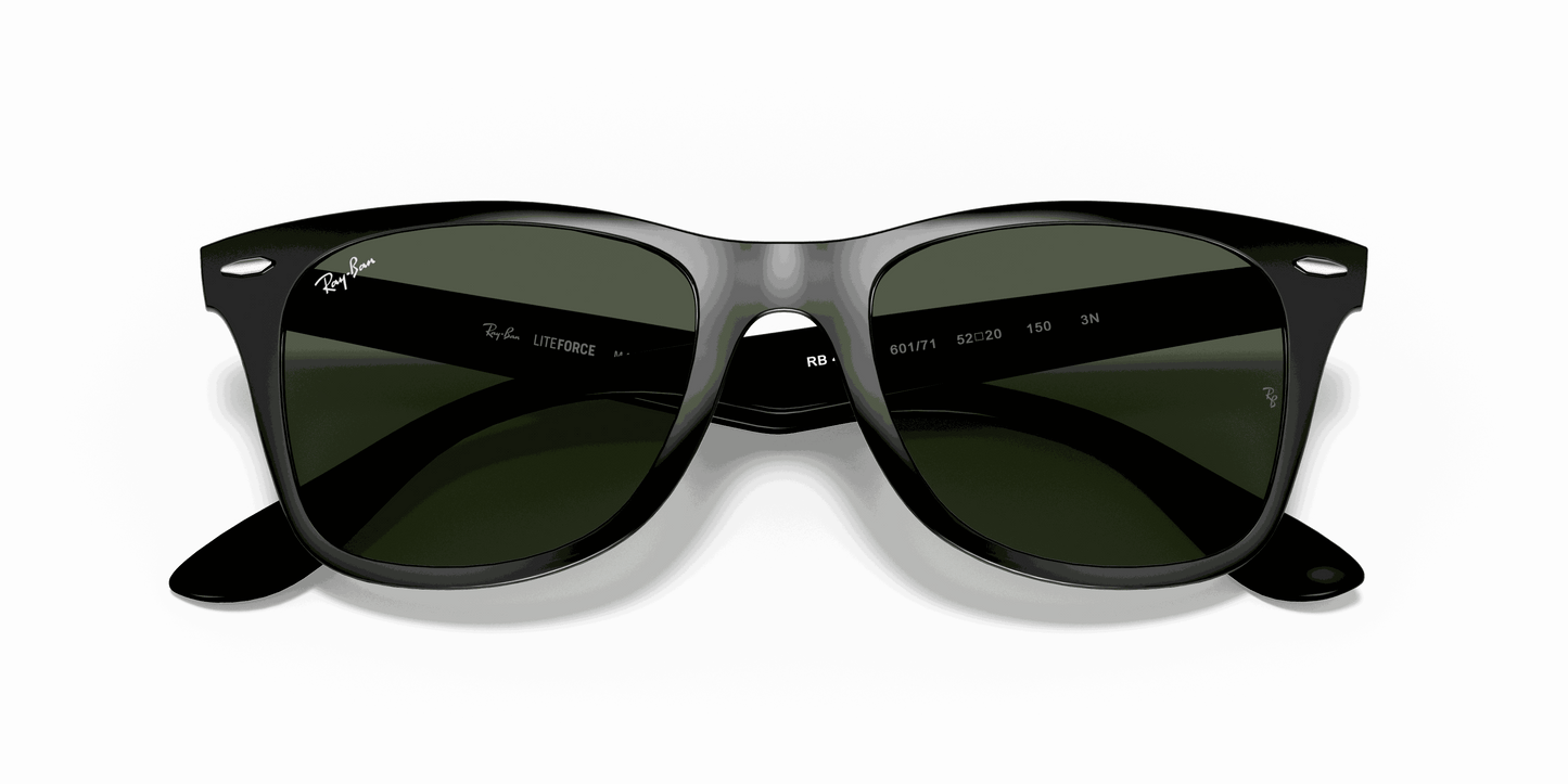 [Green Classic Lenses, Polished Black Frame]