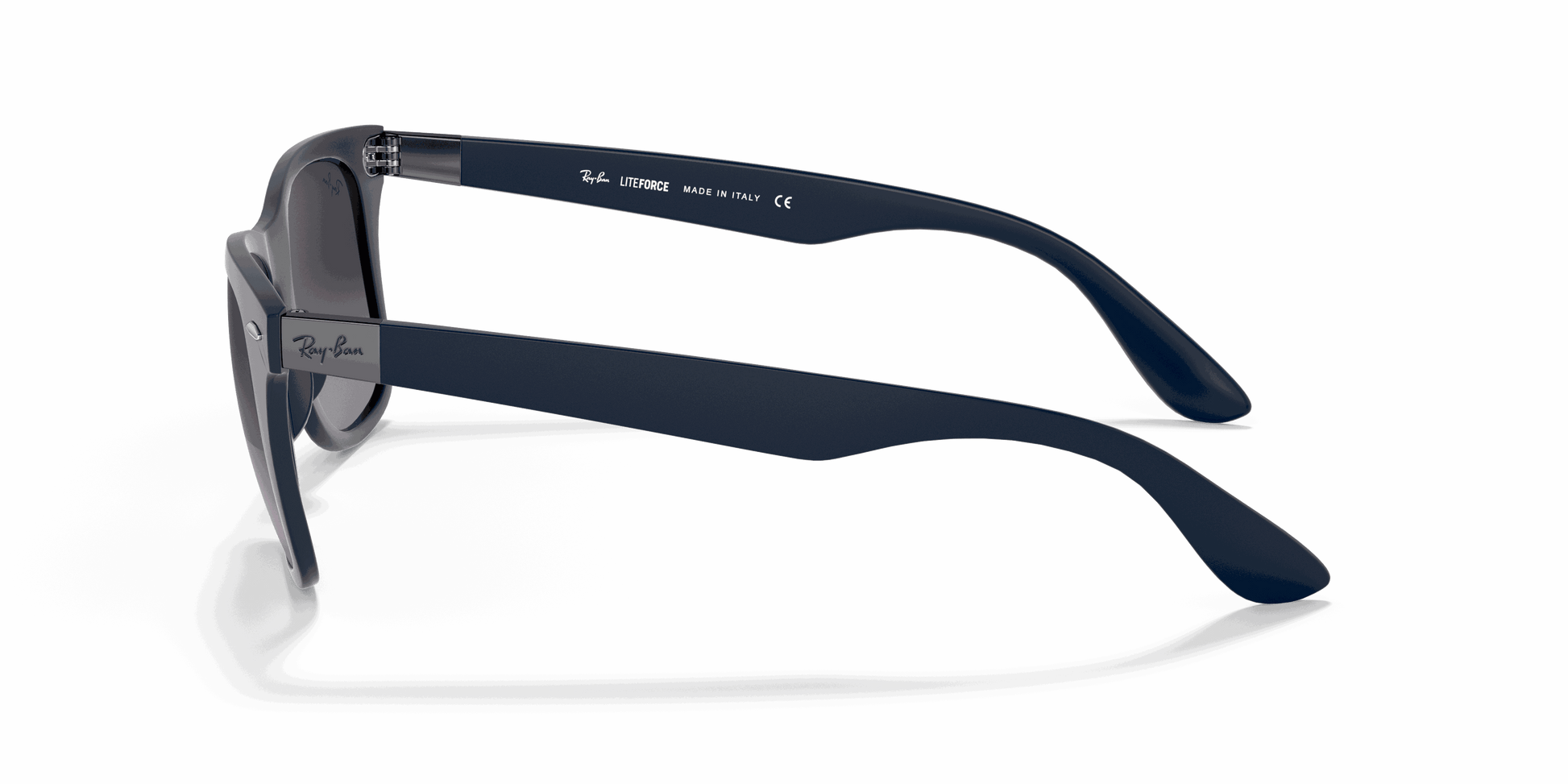 [Light Grey Gradient Dark Grey Lenses, Matte Blue Frame]