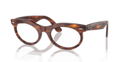 Clear Lenses, Polished Striped Havana Frame