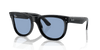 [Light Blue Lenses, Polished Black Frame]