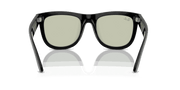 Light Green Lenses, Polished Black Frame