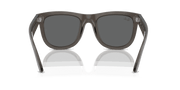 Dark Grey Lenses, Polished Transparent Dark Grey Frame