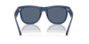 [Dark Blue Lenses, Polished Transparent Navy Blue Frame]