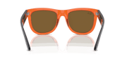 Copper Lenses, Polished Transparent Orange Frame