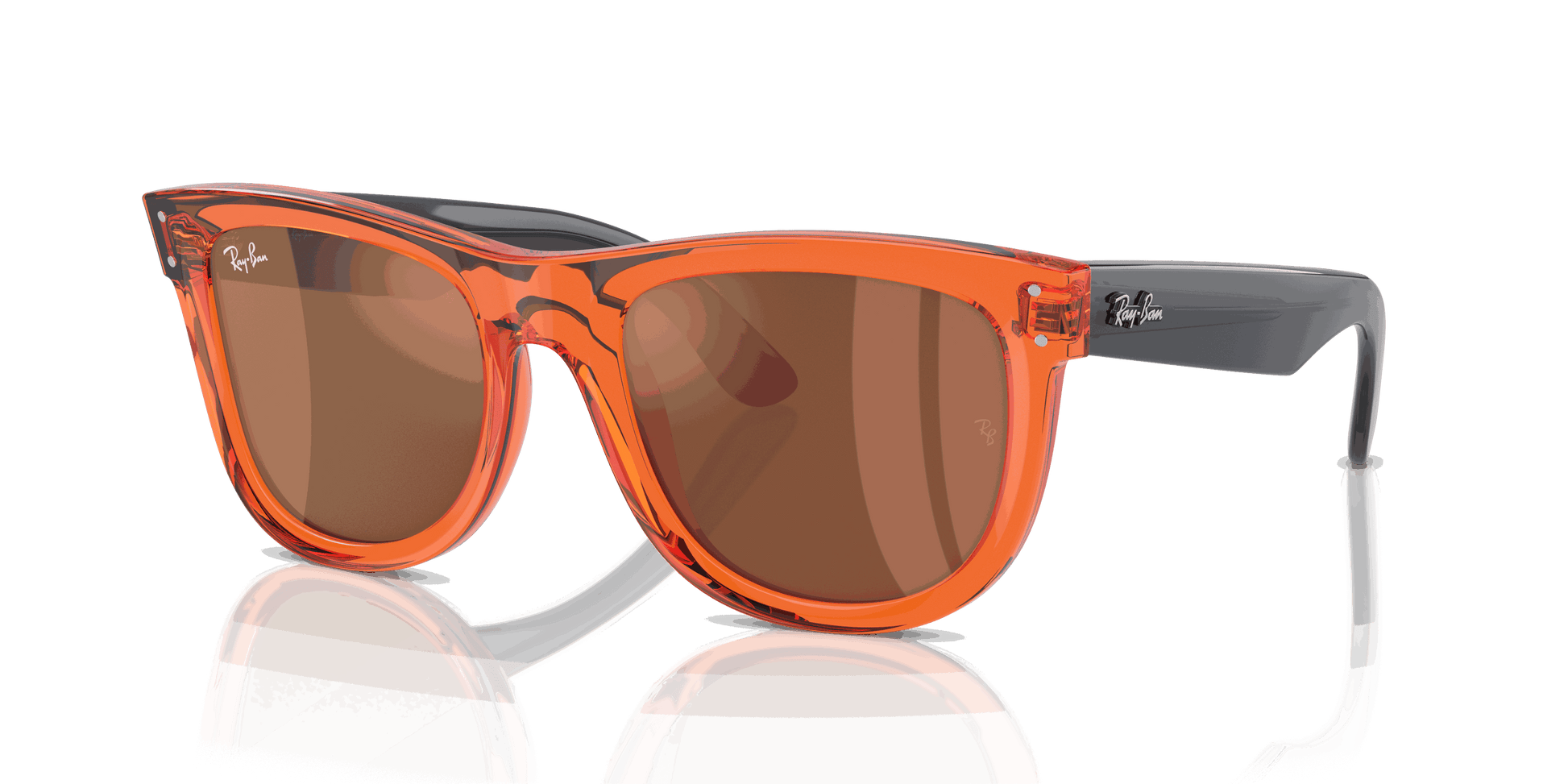 [Copper Lenses, Polished Transparent Orange Frame]