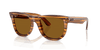 [Polar Dark Brown Lenses, Polished Striped Havana Frame]