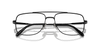 [Clear Lenses, Polished Black Frame]