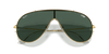 [Dark Green Lenses, Polished Arista Gold Frame]